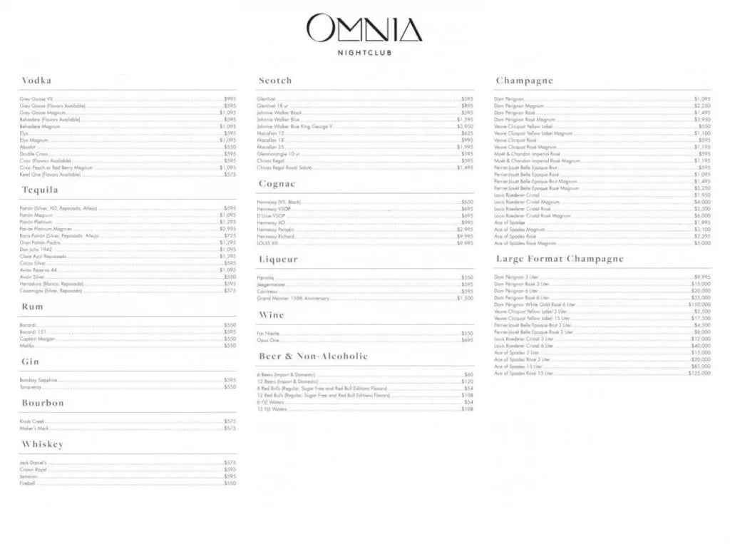 Omnia Nightclub - FlawlessAgenda